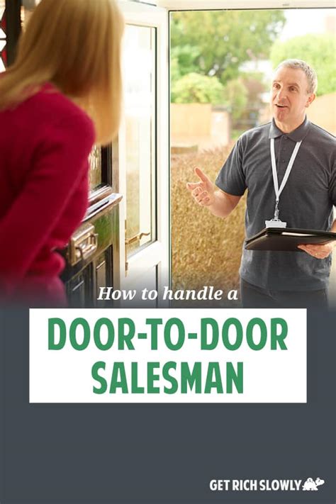 door to door salesman
